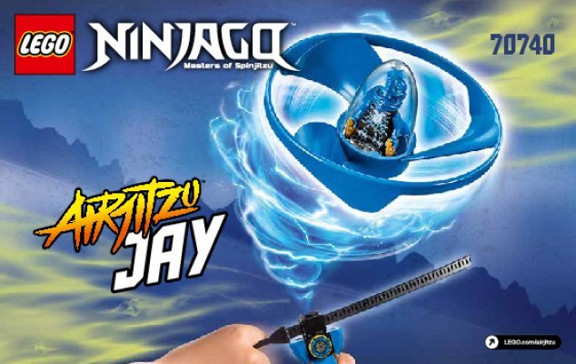 Notice / Instructions de Montage - LEGO - NINJAGO - 70740 - Airjitzu de Jay: Page 1