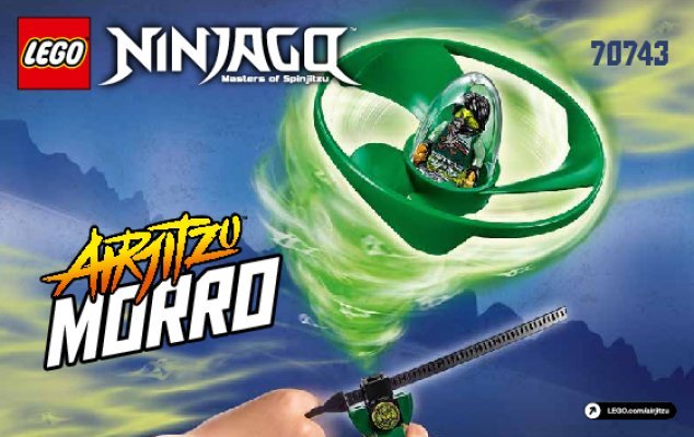 Notice / Instructions de Montage - LEGO - NINJAGO - 70743 - Airjitzu de Moro: Page 1