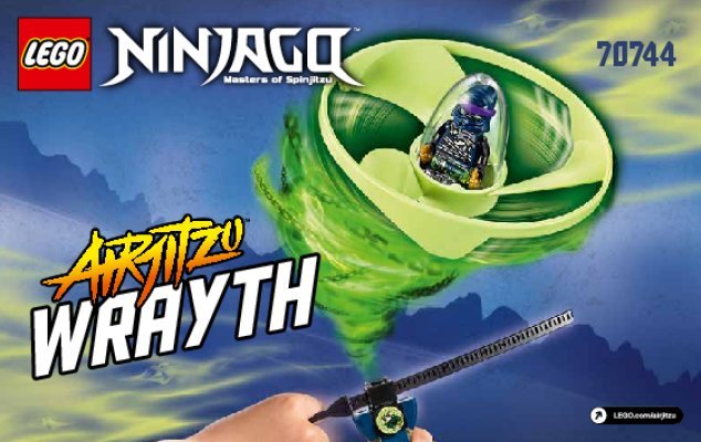 Notice / Instructions de Montage - LEGO - NINJAGO - 70744 - Airjitzu de Wrayth: Page 1