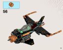 Notice / Instructions de Montage - LEGO - NINJAGO - 70747 - Le jet multi-missiles: Page 55