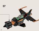 Notice / Instructions de Montage - LEGO - NINJAGO - 70747 - Le jet multi-missiles: Page 60