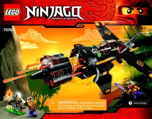 Notice / Instructions de Montage - LEGO - NINJAGO - 70747 - Le jet multi-missiles: Page 1