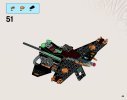 Notice / Instructions de Montage - LEGO - NINJAGO - 70747 - Le jet multi-missiles: Page 49