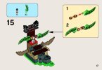 Notice / Instructions de Montage - LEGO - NINJAGO - 70752 - Le piège dans la jungle: Page 17