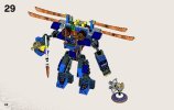 Notice / Instructions de Montage - LEGO - NINJAGO - 70754 - ElectroRobot: Page 44