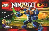 Notice / Instructions de Montage - LEGO - NINJAGO - 70754 - ElectroRobot: Page 1