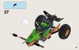 Notice / Instructions de Montage - LEGO - NINJAGO - 70755 - Le buggy de la jungle: Page 49