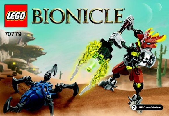 Notice / Instructions de Montage - LEGO - BIONICLE - 70779 - Protecteur de la Pierre: Page 1