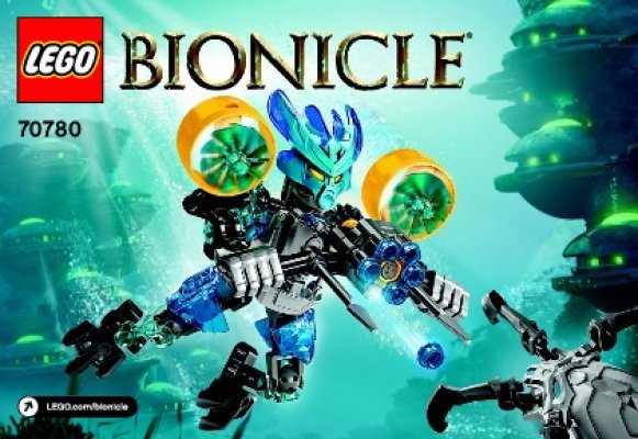 Notice / Instructions de Montage - LEGO - BIONICLE - 70780 - Protecteur de l'Eau: Page 1