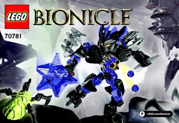 Notice / Instructions de Montage - LEGO - BIONICLE - 70781 - Protecteur de la Terre: Page 1