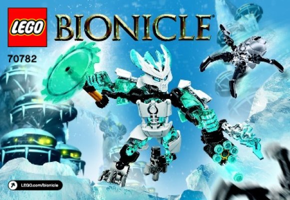 Notice / Instructions de Montage - LEGO - BIONICLE - 70782 - Protecteur de la Glace: Page 1