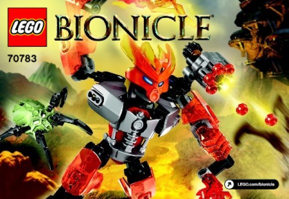 Notice / Instructions de Montage - LEGO - BIONICLE - 70783 - Protecteur du Feu: Page 1