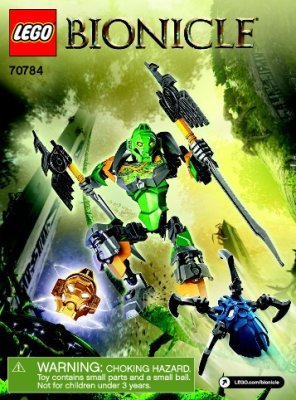 Notice / Instructions de Montage - LEGO - BIONICLE - 70784 - Lewa – Maître de la Jungle: Page 1