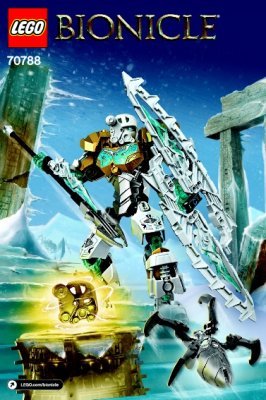 Notice / Instructions de Montage - LEGO - BIONICLE - 70788 - Kopaka – Maître de la Glace: Page 1