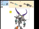 Notice / Instructions de Montage - LEGO - BIONICLE - 70791 - Le Crâne guerrier: Page 22