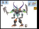 Notice / Instructions de Montage - LEGO - BIONICLE - 70791 - Le Crâne guerrier: Page 31