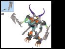 Notice / Instructions de Montage - LEGO - BIONICLE - 70793 - Le Crâne découpeur: Page 30