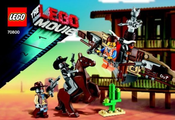 Notice / Instructions de Montage - LEGO - THE LEGO MOVIE - 70800 - L'évasion en planeur: Page 1