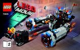 Notice / Instructions de Montage - LEGO - THE LEGO MOVIE - 70806 - La forteresse: Page 1