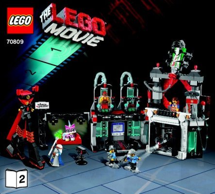 Notice / Instructions de Montage - LEGO - THE LEGO MOVIE - 70809 - Le QG de Lord Business: Page 1