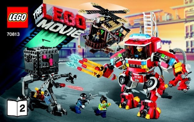 Notice / Instructions de Montage - LEGO - THE LEGO MOVIE - 70813 - Les renforts: Page 1