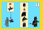 Notice / Instructions de Montage - LEGO - THE LEGO MOVIE - 70817 - L'attaque de Batman™ et de Kitty Grrrr: Page 2