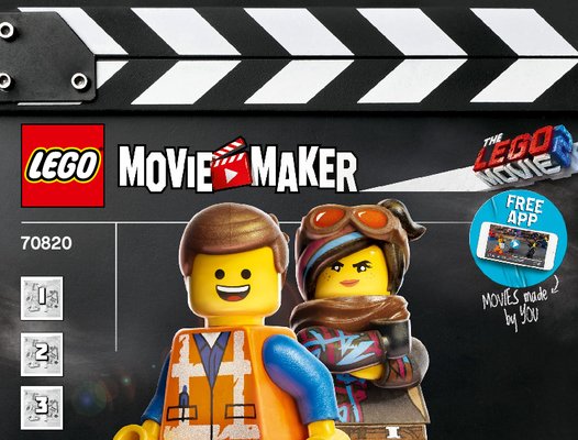 Notice / Instructions de Montage - LEGO - 70820 - LEGO® Movie Maker: Page 1