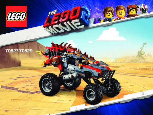 Notice / Instructions de Montage - LEGO - 70829 - Emmet and Lucy's Escape Buggy!: Page 1