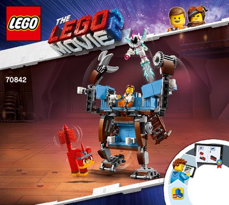 Notice / Instructions de Montage - LEGO - 70842 - Emmet's Triple-Decker Couch Mech: Page 1