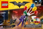 Notice / Instructions de Montage - LEGO - THE LEGO BATMAN MOVIE - 70900 - L'évasion en ballon du Joker™: Page 1