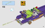 Notice / Instructions de Montage - LEGO - THE LEGO BATMAN MOVIE - 70906 - La décapotable du Joker™: Page 75