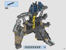 Notice / Instructions de Montage - LEGO - THE LEGO BATMAN MOVIE - 70909 - Le cambriolage de la Batcave: Page 103