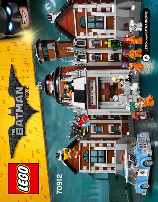 Notice / Instructions de Montage - LEGO - THE LEGO BATMAN MOVIE - 70912 - L'asile d'Arkham: Page 1