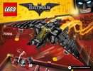 Notice / Instructions de Montage - LEGO - THE LEGO BATMAN MOVIE - 70916 - Le Batwing: Page 1