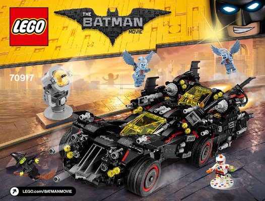 Notice / Instructions de Montage - LEGO - THE LEGO BATMAN MOVIE - 70917 - La Batmobile suprême: Page 1