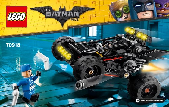 Notice / Instructions de Montage - LEGO - 70918 - The Bat-Dune Buggy: Page 1