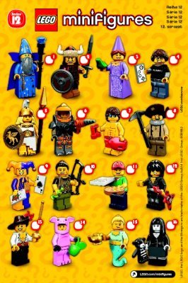 Notice / Instructions de Montage - LEGO - Minifigures - 71007 - LEGO® Minifigures - Série 12: Page 1