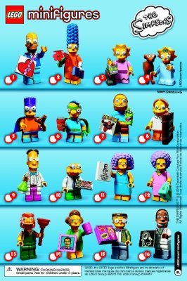 Notice / Instructions de Montage - LEGO - The Simpsons - 71009 - LEGO® Minifigures: Les Simpsons™ Série 2.0: Page 1