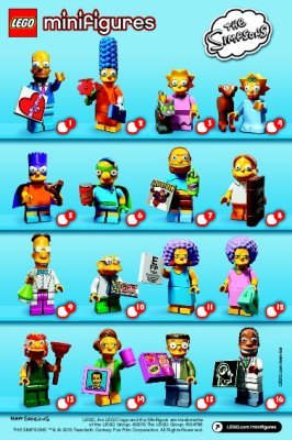 Notice / Instructions de Montage - LEGO - The Simpsons - 71009 - LEGO® Minifigures: Les Simpsons™ Série 2.0: Page 1