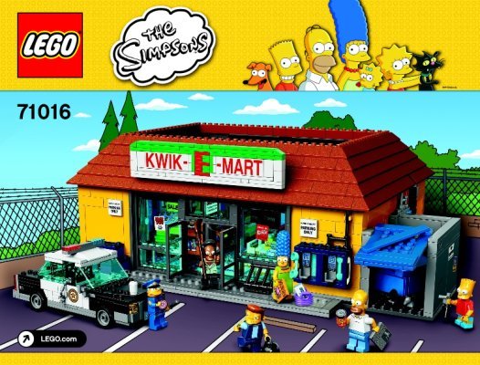 Notice / Instructions de Montage - LEGO - The Simpsons - 71016 - Kwik-E-Mart: Page 1