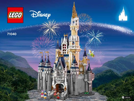 Notice / Instructions de Montage - LEGO - Disney - 71040 - Le château Disney: Page 1