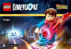 Notice / Instructions de Montage - LEGO - DIMENSIONS - 71201 - Pack Aventure Back to the Future™: Page 1