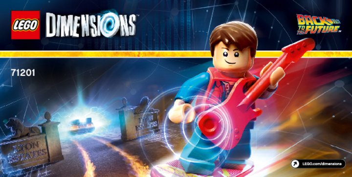 Notice / Instructions de Montage - LEGO - DIMENSIONS - 71201 - Pack Aventure Back to the Future™: Page 1