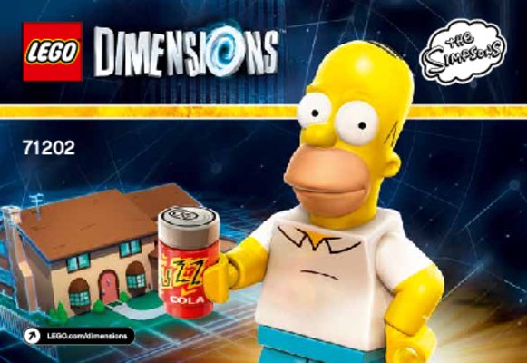 Notice / Instructions de Montage - LEGO - DIMENSIONS - 71202 - Pack Aventure The Simpsons™: Page 1