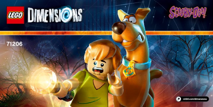 Notice / Instructions de Montage - LEGO - DIMENSIONS - 71206 - Pack Équipe Scooby-Doo!™: Page 1