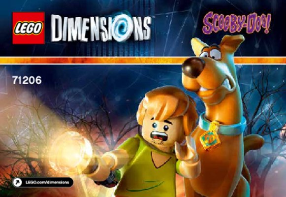 Notice / Instructions de Montage - LEGO - DIMENSIONS - 71206 - Pack Équipe Scooby-Doo!™: Page 1