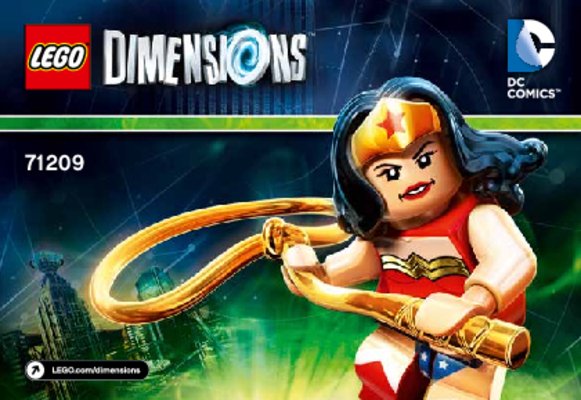 Notice / Instructions de Montage - LEGO - DIMENSIONS - 71209 - Pack Héros Wonder Woman™: Page 1