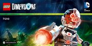 Notice / Instructions de Montage - LEGO - DIMENSIONS - 71210 - Pack Héros Cyborg™: Page 1