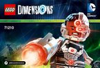 Notice / Instructions de Montage - LEGO - DIMENSIONS - 71210 - Pack Héros Cyborg™: Page 1