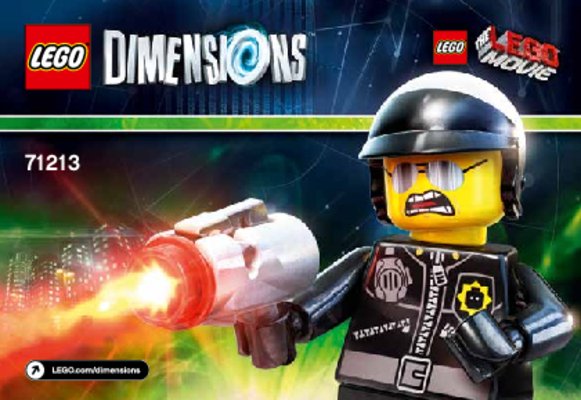 Notice / Instructions de Montage - LEGO - DIMENSIONS - 71213 - Pack Héros Bad Cop: Page 1